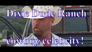 Dixie Dude Ranch and I fail at horseback riding! Celebrity Stunt Cowboy interview