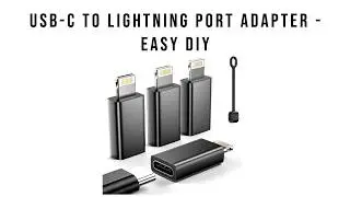Адаптер USB-C на порт Lightning &mdash; простой вариант для самостоятельной сборки.