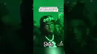 The Moment Kai Cenat and NBA YoungBoy Made Serious Eye Contact At His Show #yb #like #masatour #kai