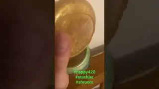 Resin Shroom stash jar #shorts #short #youtubeshorts #subscribe #like #shroomers #420 #handmade #lit
