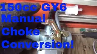 Hammerhead, 150cc GY6 Electric choke issues, Easy $20 Conversion to Manual choke!