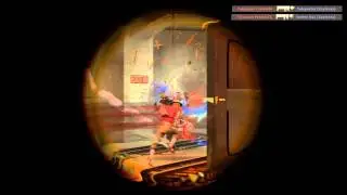 4 Headshots 1 Bullet in Team Fortress 2!