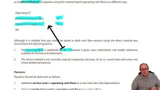 Other cash flow issues - ACCA SBR lectures