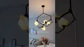 Pendente Org&acirc;nico Seed Preto com Vidro Fosco | Design Moderno e Sofisticado - Lampdecor