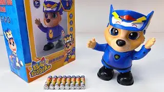 Unboxing Electric Swing Dog Team | Happy Bee | Jellyfish, Remote Control Transformable Police Car