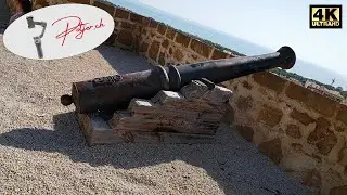 Guardamar del Segura medieval Castle near Alicante Spain in 4k by foot / hiking / walk trough