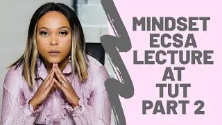 #mindset lecture on professionals registration at TUT