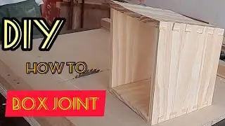 Diy How to Box joint //easy way using my table saw