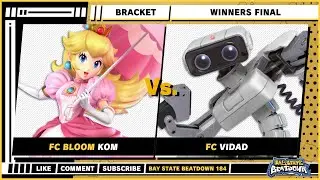 Bay State Beatdown 184 - Winners Final - KOM (Peach) VS Vidad (R.O.B) - SSBU Singles
