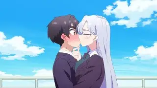 Eiai x Rentarou cute lovely romantic kiss😘 scene😍 || Anime Kiss Scene @a-kun_