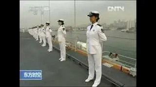 Female Crew on China's 1st Aircraft Carrier Liaoning