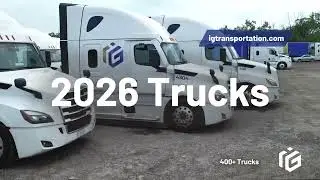 Growing Fleet of Brand New 2026 Trucks | IG Transportation