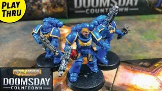 Space Marine Adventures DOOMSDAY COUNTDOWN Board Game Stage 1