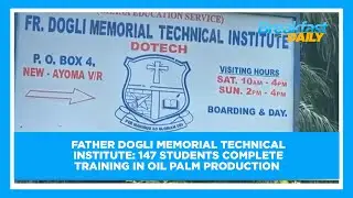 Father Dogli Memorial Technical Institute: 147 Students complete training in oil palm production