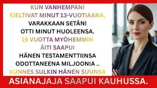 Vanhempani hylkäsivät minut 13vuotiaana tietämättä, että 15 vuotta myöhemmin he kerjäisivät ovellani