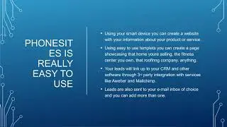 Phonesites ad for funnel