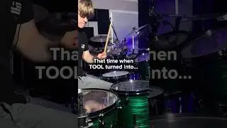When TOOL turned into MESHUGGAH #viral #drums #meshuggah #tool #dannycarey #progmetal #djent #metal