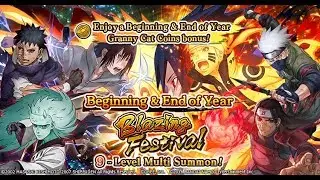 [Naruto Blazing] Beginning & End of Year Blazing Festival Summons | Naruto Ultimate Ninja Blazing