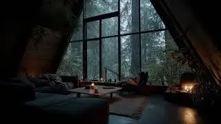 Deep Sleep with Relaxing Rain | Heavy Rain Ambience for Calm Nights