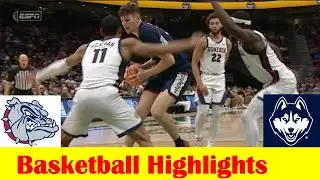 #5 UConn vs #10 Gonzaga Basketball Game Highlights 12 15 2023