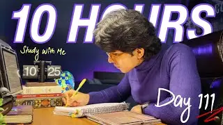 10  HOURS LIVE🔴 STUDY WITH ME 📚 (DAY- 111/300) Pomodoro 90/10