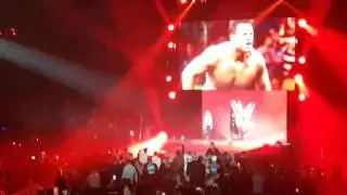 WWE #wwebelfast Dean Ambrose V The Miz entrance.