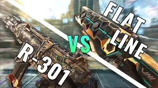 Fastet Assault Rifle? R-301 vs Flatline  | Apex Legends Weapons Comparison