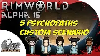 Rimworld Alpha 15 Evil Custom Scenario - Giant Mechanoid Raid vs Trader Caravan - Ep 31 - Gameplay