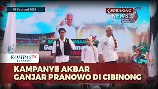 Kampanye Akbar Ganjar Pranowo di Stadion Pakansari Cibinong