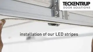 Teckentrup LED stripes - how to install the garage lighting?