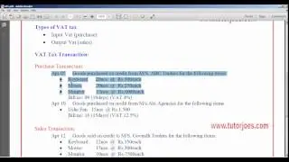 VAT Tax In Tally ERP9 Tamil Part-1