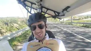 The Sun Trip - Racing solar e-bikes. Day 2 - I'm in the lead!!