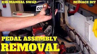 E36 Automatic Pedal Assembly Removal: E36 Manual Swap