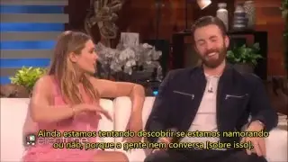 Chris Evans e Elizabeth Olsen falam sobre os rumores de estarem namorando - Legendado