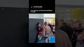 Conor McGregor was NOT going easy on these young fighters 😳. #ufc #mma #conormcgregor