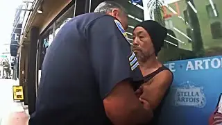 Man met Mes Bedreigt Buurt, Politie Grijpt In | Bodycam