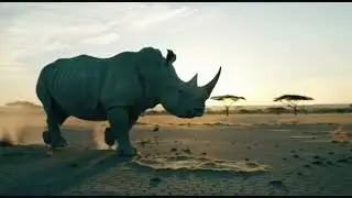 White Rhino vs Spanish Fighting Bull &mdash; The Ultimate Power Clash!