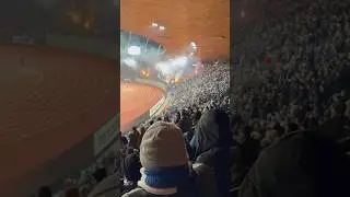 FC Z&uuml;rich Pyroshow im Derby gegen Grashopper Club - Letzigrund Stadion - Schweiz 1. Liga 🇨🇭