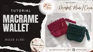 Учебник по макраме Кошельку Мини-кошелек на ремешке Kurt — мило и легко сделать