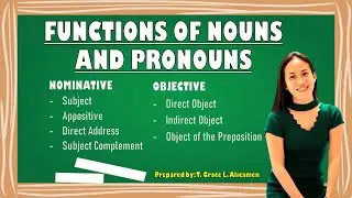 FUNCTIONS OF NOUNS AND PRONOUNS | NOMINATIVE | OBJECTIVE | PARTS OF SPEECH