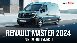 Renault Master 2024 - premieră mondială pentru șoferi PROFESIONIȘTI