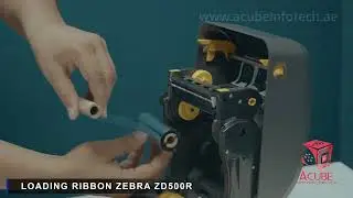 ZEBRA ZD500/621R RFID PRINTER - LOADING RIBBON