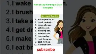 morning routine #shortvideo #youtube #english #ytbest #trending #viralvideo #gainsubscriber #song