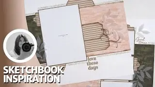 When A Sketch Does All The Work For You | Scrapbook Process | CDT YouTube Collab