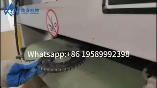 Metal plate special-shaped part gear uniform-thickness flat surface grinding machine