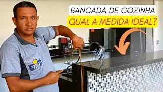QUAIS AS MEDIDAS IDEAIS PARA BANCADA/PIA DE COZINHA COM ILHA -DICA R&Aacute;PIDA SEM ENROLA&Ccedil;&Atilde;O - APRENDA J&Aacute;