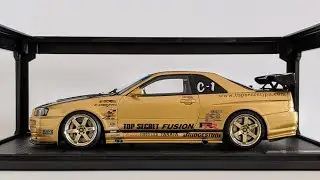 1/18 Ignition Model Top Secret R34 GT-R Unboxing - Real Street