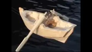 Rowing across the sky. Kinetic sculpture