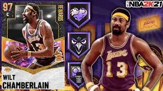 GALAXY OPAL WILT CHAMBERLAIN GAMEPLAY! IS HE WORTH LOCKING IN? NBA 2K21 MyTEAM