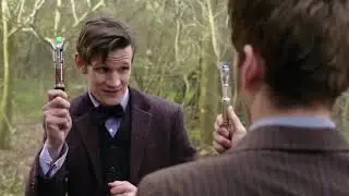 Doctor Who Latino - El Und&eacute;cimo Doctor conoce El D&eacute;cimo Doctor (Clip)